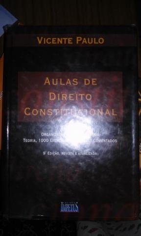 Aulas de Direito Constitucional - 9ª Ed