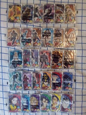 Cards Elma Chips Wolverine e X-Men (Marvel)