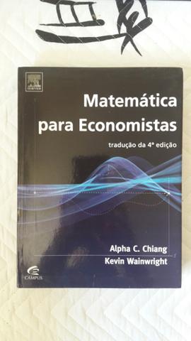 Livro "Matemática para Economistas"