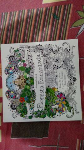 Livro para colorir e relaxar Floresta Encantada