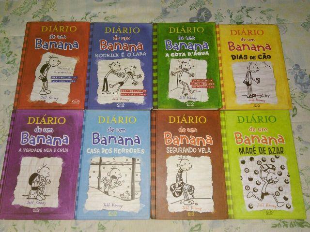 Livros Diário de Um Banana Vol. 1 a 8