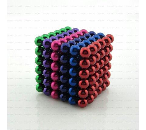 Neocube 216pcs Colorido - Bolinhas Magnéticas Coloridas