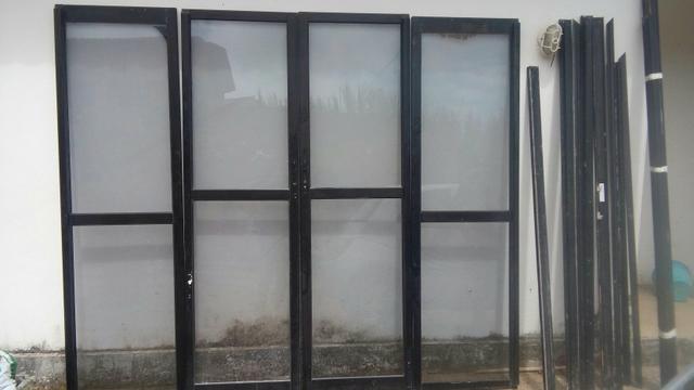 Porta de vidro para loja ou varanda