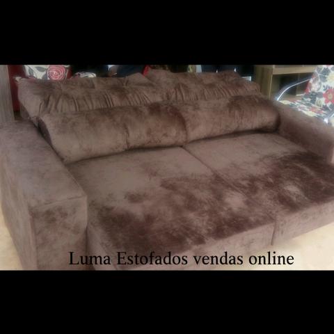 Sofá retrátil e reclinável 2 mts alto padrão !