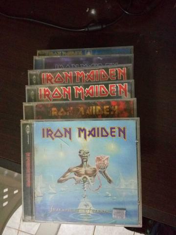 CDs Iron Maiden coleção.