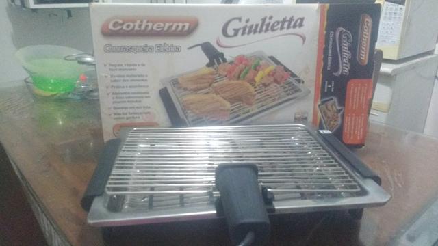 Churrasqueira elétrica inox