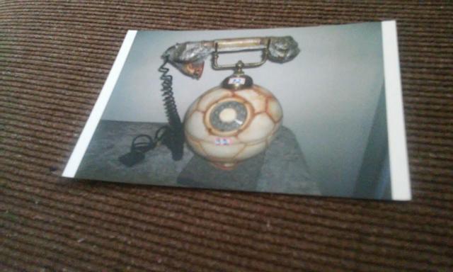 Coleção telefones modernos e antigos