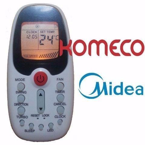 Controle Remoto Para Ar Condicionado Midea / Comfee / Komeco