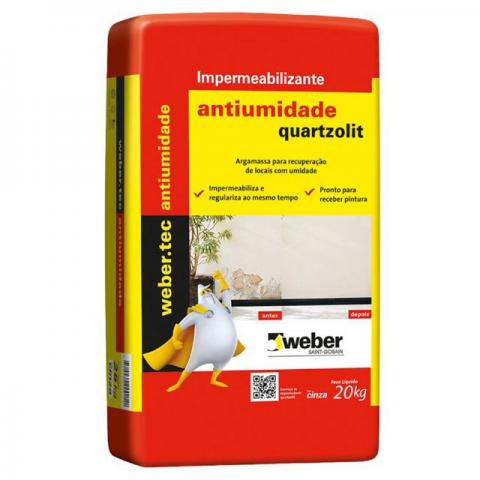 Impermeabilizante Anti Umidade Quartzolit 20kg