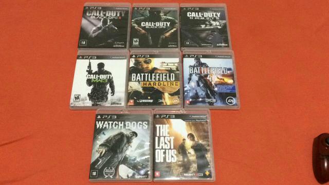 Jogos e controles de PS3 sem detalhes (leia o anuncio)