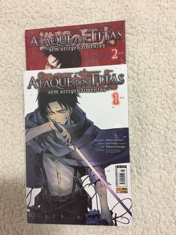 Mangá ATAQUE DOS TITÃS (sem arrependimentos) 1-2