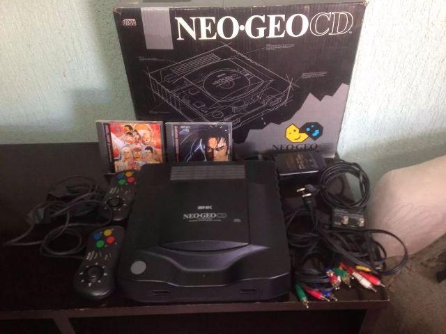 Neo Geo Cd Completo Caixa 2 Controles