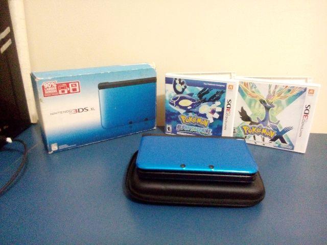 Nintendo 3DS XL - Desbloqueado + 2 Jogos
