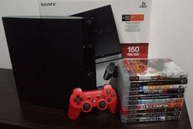 PSGB + 1 Controle e 10 Jogos Originais