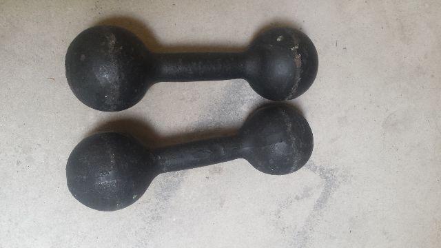 Par De Halteres de 6 Quilos Cada, Entrega Gratis