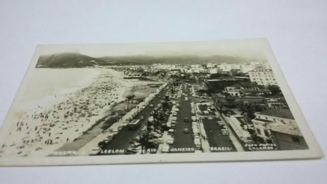 Postal antigo Rio de Janeiro Ipanema Leblon