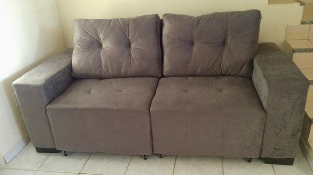 Sofá 3 lugares retrátil