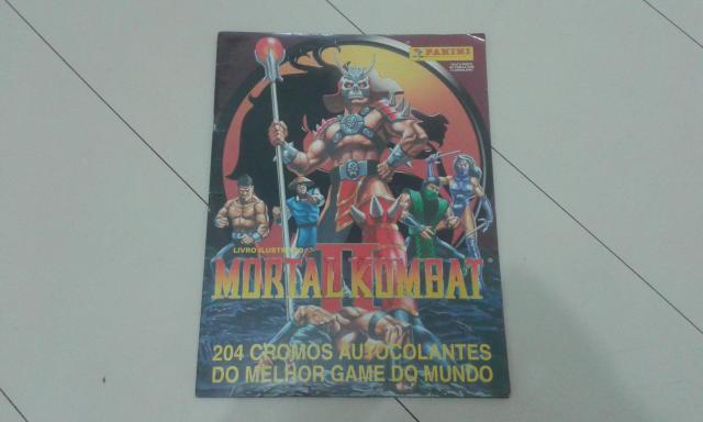 Livro Ilustrado Álbum Mortal Kombat 2 (MK II) - Editora
