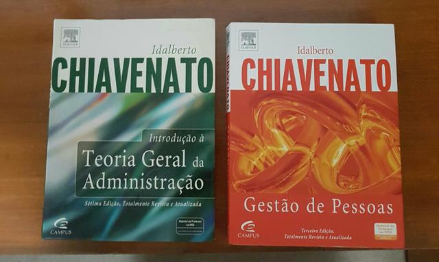 Livros Idalberto Chiavenato | TGA e Gestão de Pessoas
