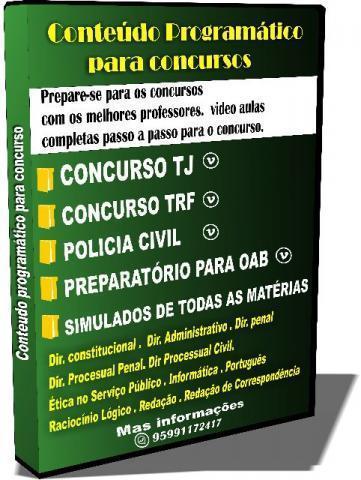Prepare-se para os concursos tj, trt, agente p, civil, pf e