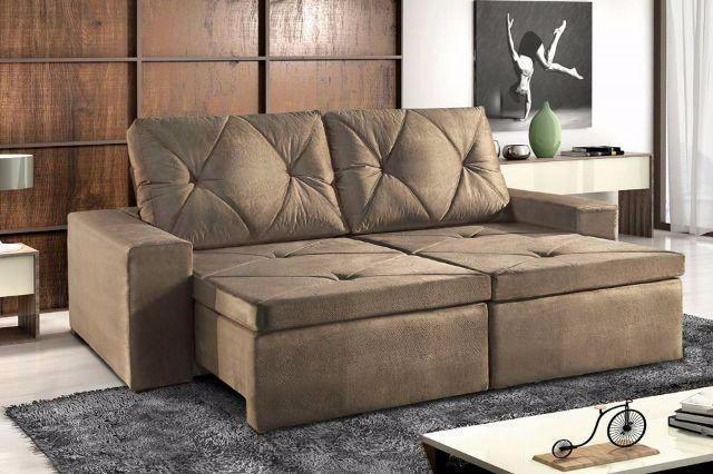 Sofá retrátil reclinavel