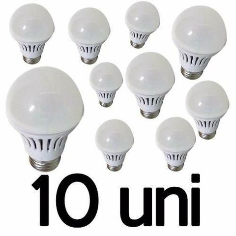 10 lâmpadas de LED 9w