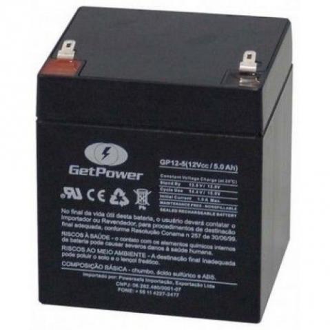 Bateria Selada 12v 5ah get power para uso em no breaks - 01