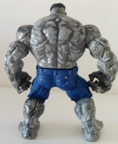Boneco Hulk Cinza Articulado. Raridade!!!