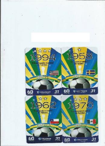 Cartões telefonicos - series completas