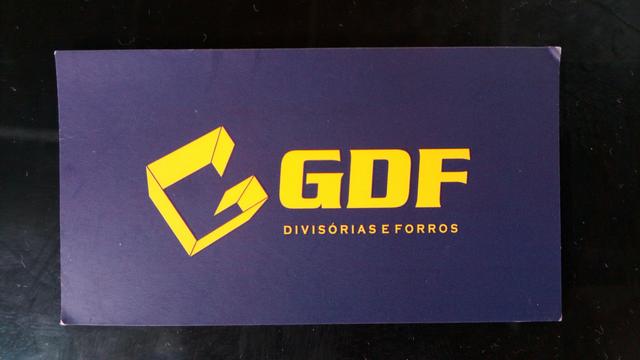 GDF. gesso. divisorias