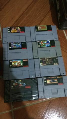 Jogos originais snes