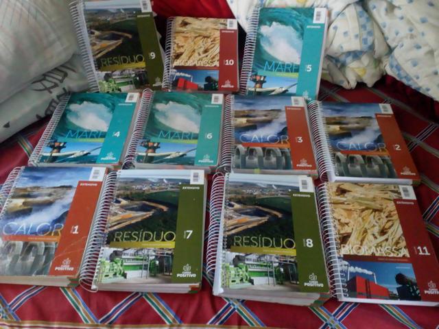 Kit apostilas Extensivo e memorex do Curso Positivo 