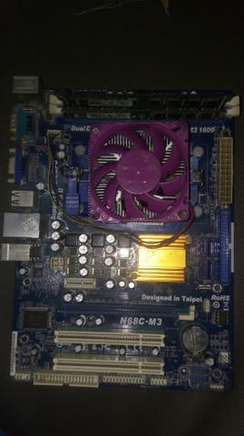 Kit placa mãe asrock amd + processador athlon x4 +8 gb