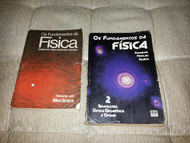 Livros Os Fundamentos da Física, volumes 1 e 2