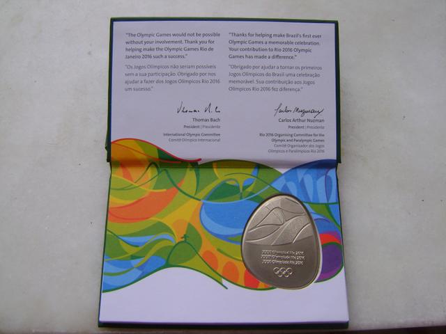 Medalha de Participação Jogos Olímpicos Rio 