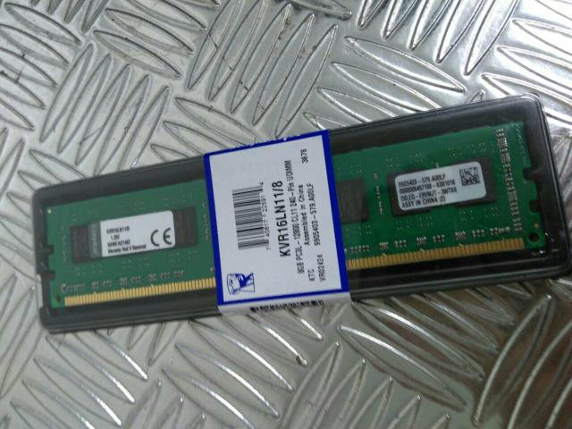 Memórias RAM DDR3 de 8 gb novas e lacradas