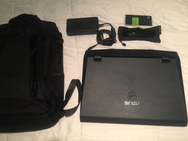Notebook Asus G73JW - i7 - 17" FullHD - 3D Vision