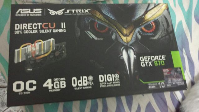 Placa de vídeo GTX 970 strix