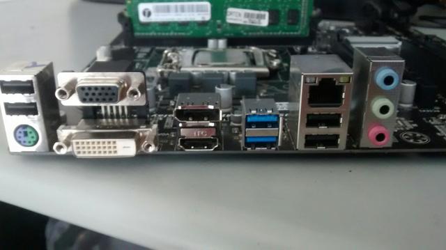 Placa mãe  completa e i5 quarta