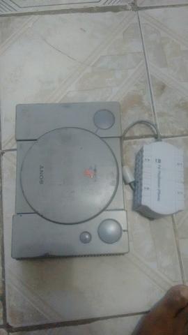 PlayStation 1 fat+ multitap do videogame PSone R$