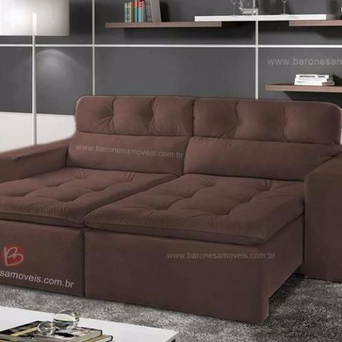 Sofá retrátil e reclinável Luxemburgo - Entrega rápida