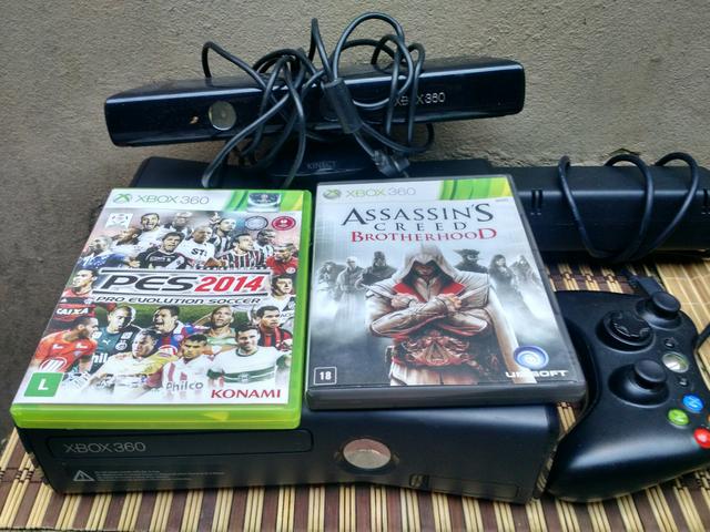 Xbox 360 +Kinnect +2 jogos