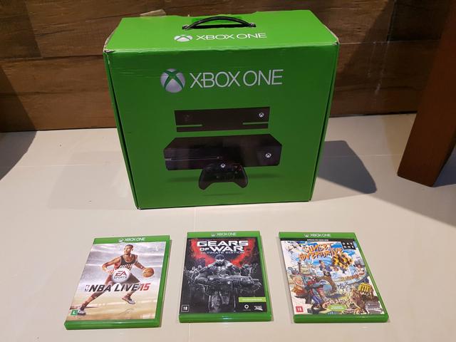 Xbox one+Kinect+7 Jogos!!
