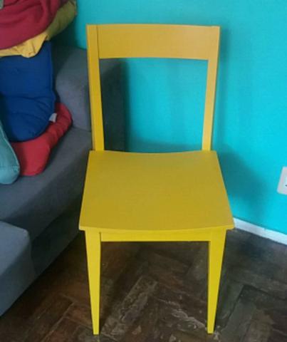 Cadeira dinda amarela - oppa