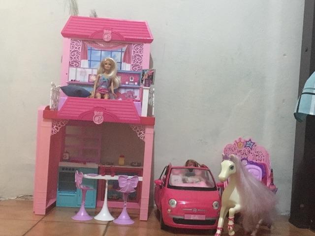 Casa e carruagem da Barbie