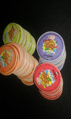 Lote 100 tazos Tiny Toons Elma chips