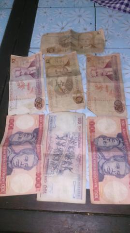 Notas de cruzeiros e cruzados