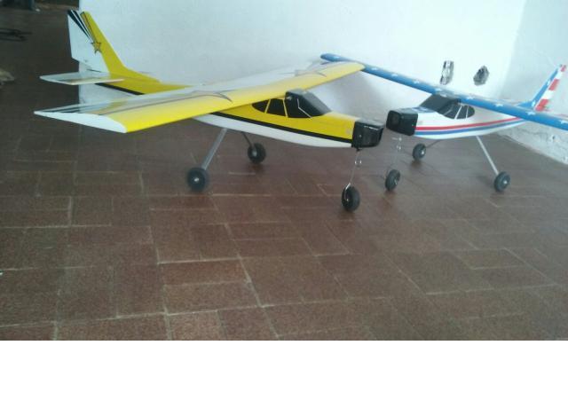 Planta Cessna 100cm Treinador Asa Alta Isopor Depron