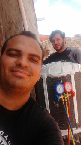 Recebo ar condicionado e instalo sua máquina nova