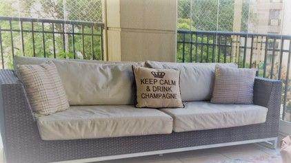 Sofá da Breton ideal para varanda